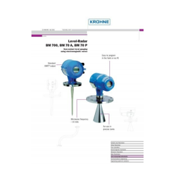 KROHNE BM 70 A EEx Manuel du propriétaire | Fixfr