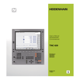 HEIDENHAIN TNC 620 (81760x-03) DIN/ISO CNC Control Manuel utilisateur | Fixfr