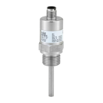 Burkert 8412 RTD temperature sensor Fiche technique