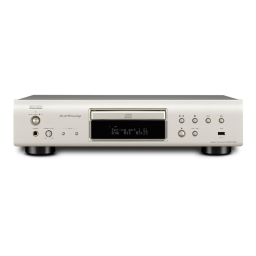 Denon DCD-710AE Manuel utilisateur | Fixfr