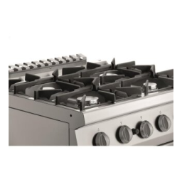 Bartscher 2851251 Gas stove 70040 GB21 Mode d'emploi | Fixfr