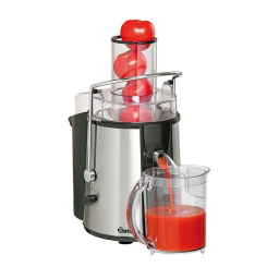 Bartscher Top Juicer Manuel d'utilisation | AI Chat & PDF | Fixfr