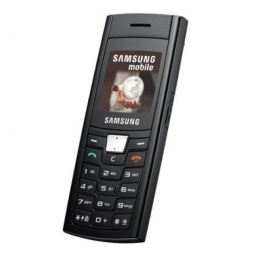 Samsung SGH-C180 Mode d'emploi | AI Chat & PDF Access | Fixfr