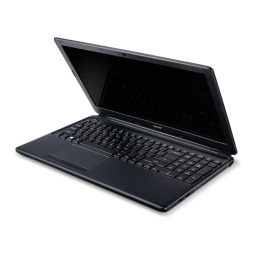 Acer Aspire E1-510 Notebook Manuel utilisateur | Fixfr