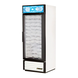 True GDIM Ice Merchandiser Installation manuel | Fixfr