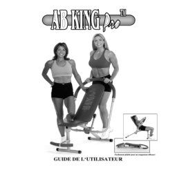 Weider WECCSY7874 Manuel utilisateur | Fixfr