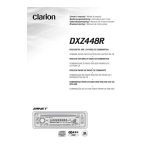 Clarion DXZ448R Manuel utilisateur