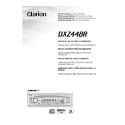 Clarion DXZ448R Manuel utilisateur | Fixfr