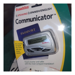 Ectaco Franklin 5 Language European Communicator CET-180 Manuel utilisateur | Fixfr