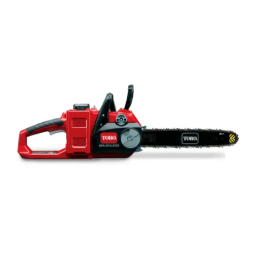 Toro PowerPlex 14in 40V MAX Chainsaw Misc Manuel utilisateur | Fixfr