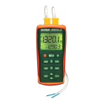 Extech Instruments EA15 EasyView&trade; Dual Input Temperature Datalogger Manuel utilisateur