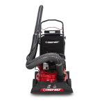 Troy-Bilt 24A07MP766 CSV 070 Self-Propelled Chipper Shredder Vacuum Manuel utilisateur