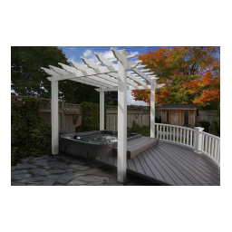 Vita 6.5x6.5 Portland Pergola Manuel utilisateur | Fixfr