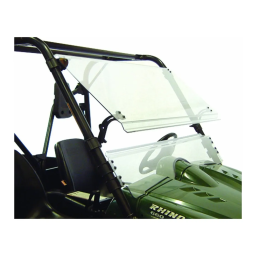 Kolpin 1487 UTV Windshield - Full-Tilt - Yamaha® Rhino® Manuel du propriétaire | Fixfr