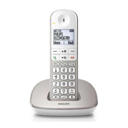 Philips XL4901S/34 Téléphone fixe sans fil Manuel utilisateur | Fixfr