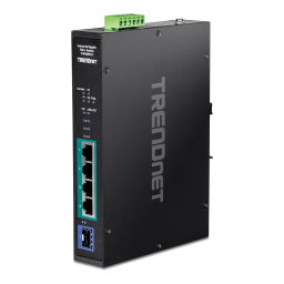 Trendnet TI-PGM541 5-port Industrial Gigabit PoE+ DIN-Rail Switch -20° – 65°C (-4° – 149°F) Fiche technique | Fixfr