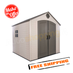 Lifetime 6411 8 Ft. x 7.5 Ft. Outdoor Storage Shed Manuel du propri&eacute;taire