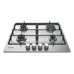 HOTPOINT/ARISTON PPH 60G D/IX Hob Manuel utilisateur