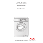 Aeg-Electrolux L62605 Manuel utilisateur