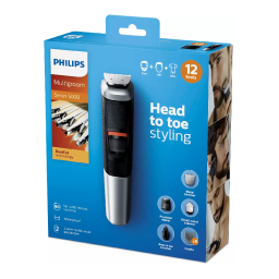 Philips MG5740/15 Multigroom series 5000 12-en-1 Visage, Cheveux et Corps Manuel utilisateur | Fixfr