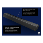 Philips TAB7305/37 Soundbar speaker Manuel utilisateur