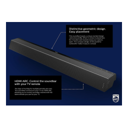 Philips TAB7305/37 Soundbar speaker Manuel utilisateur | Fixfr