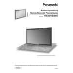 Panasonic TH65PHD8EK Operating instrustions