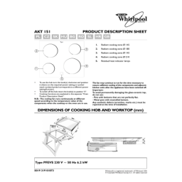 Whirlpool AKT 151/IX Manuel utilisateur | Fixfr