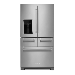 KitchenAid KRCB 6050 Fridge/freezer combination Manuel utilisateur