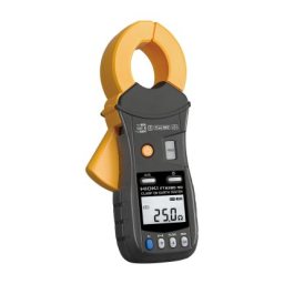Hioki CLAMP ON EARTH TESTER FT6380,FT6381 Manuel utilisateur | Fixfr