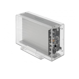 DeLOCK 42624 External Dual Enclosure for 2 x 3.5″ SATA HDD Fiche technique | Fixfr