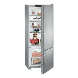 Liebherr CNPesf 4613 Comfort Réfrigérateur-congélateur NoFrost Mode d'emploi | Fixfr