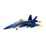 E-flite EFL13950 F-18 Blue Angels 80mm EDF BNF Basic Owner's Manual