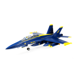 E-flite EFL13950 F-18 Blue Angels 80mm EDF BNF Basic Owner's Manual | Fixfr