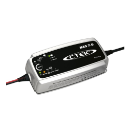 CTEK MXS 7.0 Manuel d'Utilisation + Chat IA | Fixfr