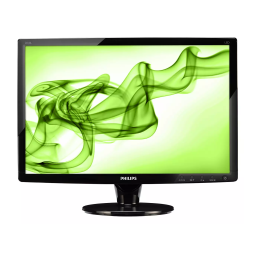 Philips 201E1SB/00 Moniteur LCD écran large Manuel utilisateur | Fixfr