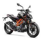 KTM 390 Duke bike 2023 Manuel du propri&eacute;taire