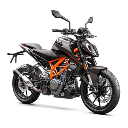 KTM 390 Duke bike 2023 Manuel du propriétaire | Fixfr