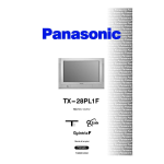 Panasonic TX28PL1F Operating instrustions