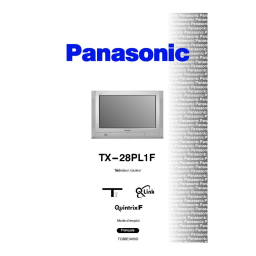 Panasonic TX28PL1F Operating instrustions | Fixfr