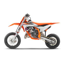 Manuel KTM 50 SX, 50 SX Junior, 50 SX Mini | AI Chat & PDF | Fixfr