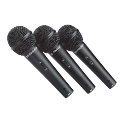 Behringer XM1800S Manuel utilisateur | Fixfr
