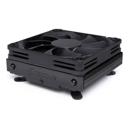 Noctua NH-L9i-17xx chromax.black CPU cooler retail Installation manuel | Fixfr