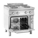 Bartscher 286225 Electric range 700, B800, 4PL, EBO Mode d'emploi