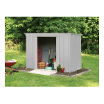 Spacemaker RPT84ONEU Pent 8 ft x 4 ft Shed Manuel utilisateur