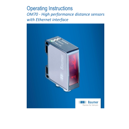 Baumer OM70-P1500.HV1500.EK Distance sensor Fiche technique | Fixfr