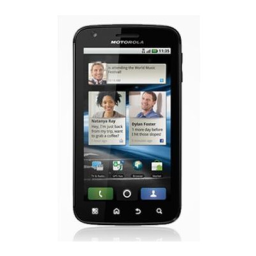 Motorola ATRIX Mode d'emploi | Chat IA & Téléchargement PDF | Fixfr