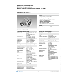 Baumer EAM580-SY - SSI Absolute encoder Fiche technique