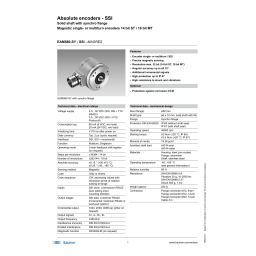 EAM580 SY - SSI Codeur Absolu | AI Chat & PDF | Fixfr