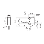 Baumer O200.GP-PV1T.72CV/H006_B005 Diffuse sensor Fiche technique